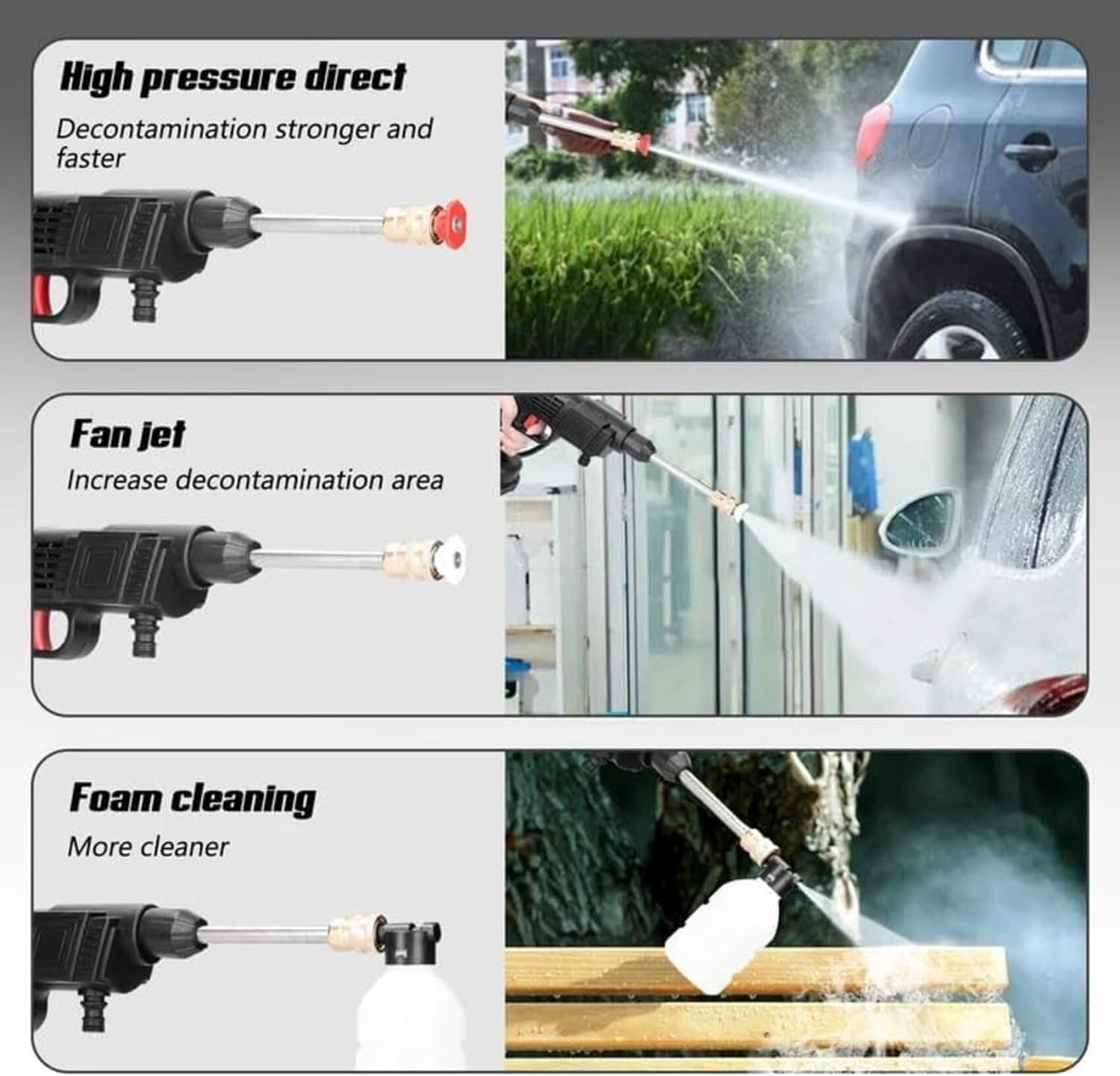 48V High Pressure Car Washer Spray Gun