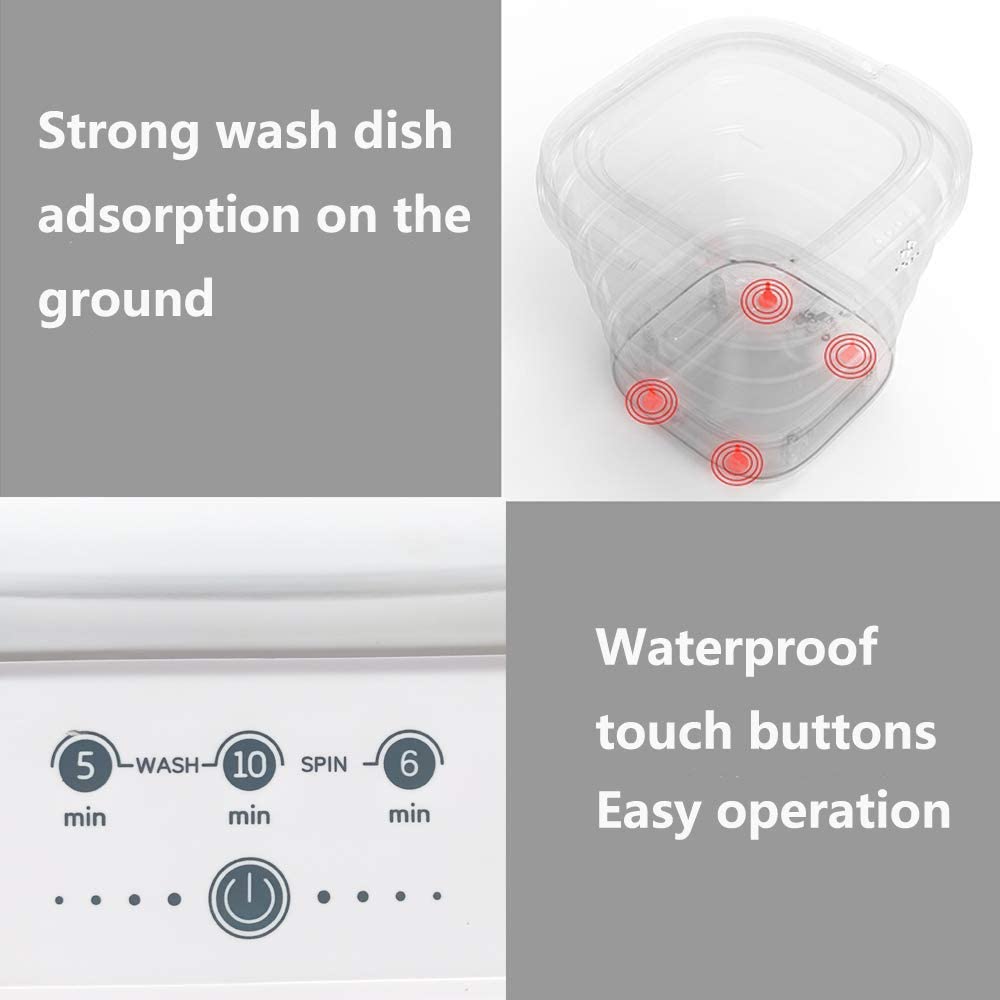 Portable Folding Washing Machine without Dryer