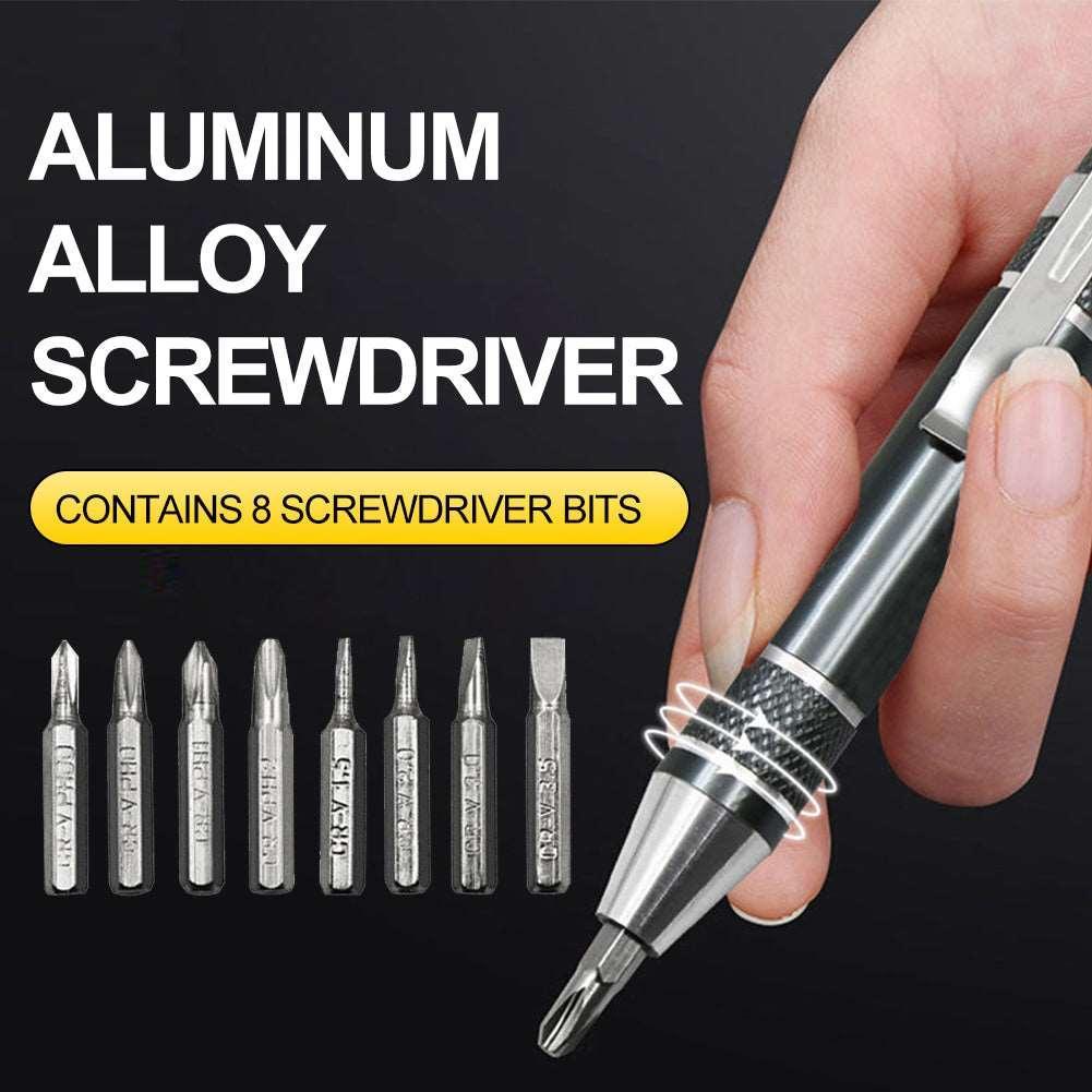 8 In 1 Screwdriver Pen Set Magnetic Tip Mini Stainless Steel Precision Screw