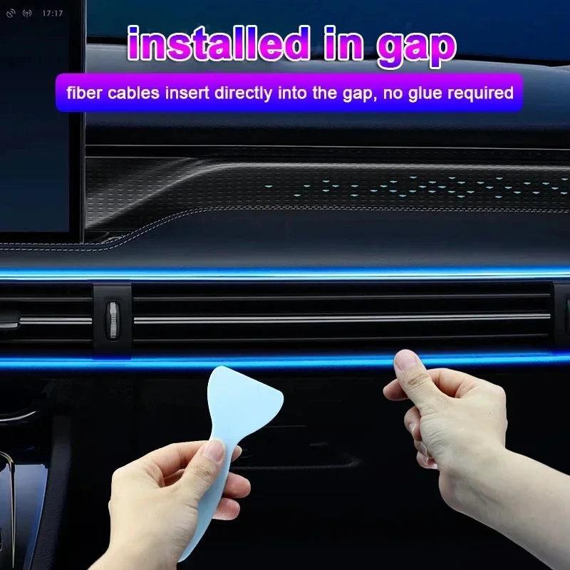 PEXA™ 7 in 1 Car Dashboard Premium Neon Lights - USB TYPE - REMOTE CONTROL