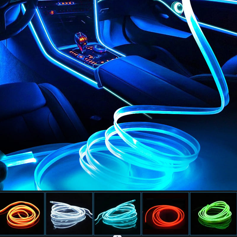 PEXA™ 7 in 1 Car Dashboard Premium Neon Lights - USB TYPE - REMOTE CONTROL